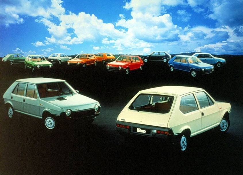 1978 - Cambia completamente il design delle vetture, la Ritmo  il primo modello della svolta